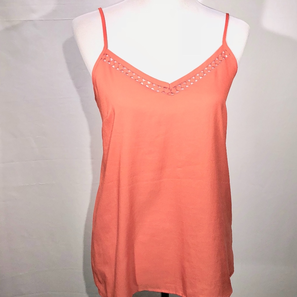 NWOT! The Limited Cutout Trim Cami -  Orange (M)
